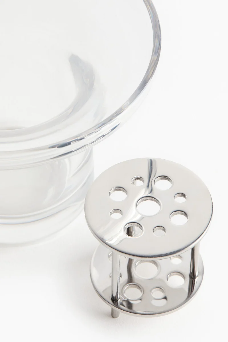 اتش اند ام مزهرية إيكابانا زجاجية صغيرة